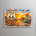 3 x2 United States U.S. Route 66 The Mother Road Fridge Refrigerator