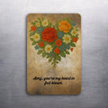 3x2 Love Heart Romantic Fridge Refrigerator Magnet Card (Customizable Message)