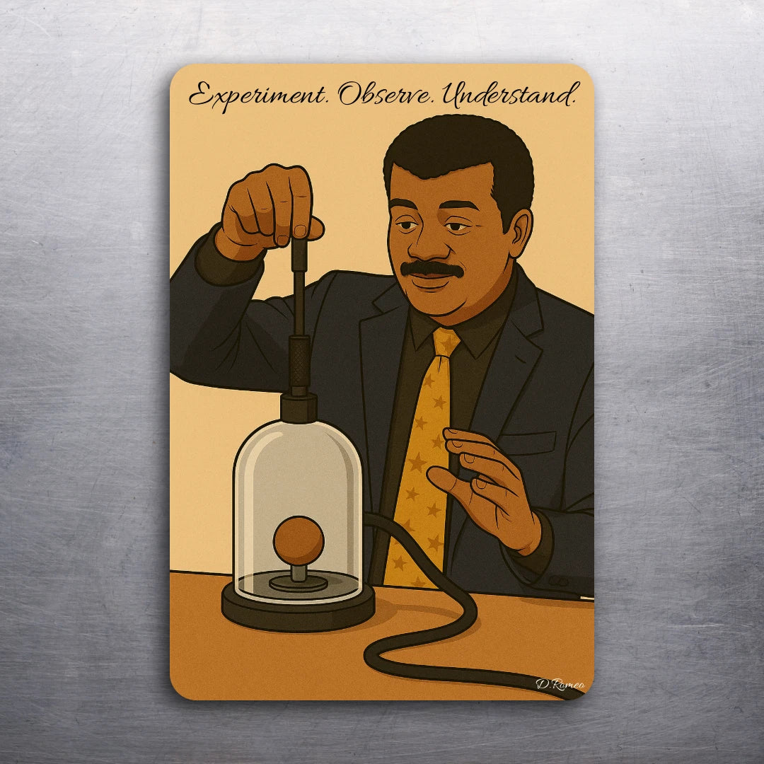 3" x 2" Neil deGrasse Tyson Refrigerator Fridge Locker (D.Romeo) MAGNET