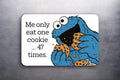 3x 2 Vintage Art Cookie Monster Sesame Street Fridge Refrigerator Magnet D.Romeo