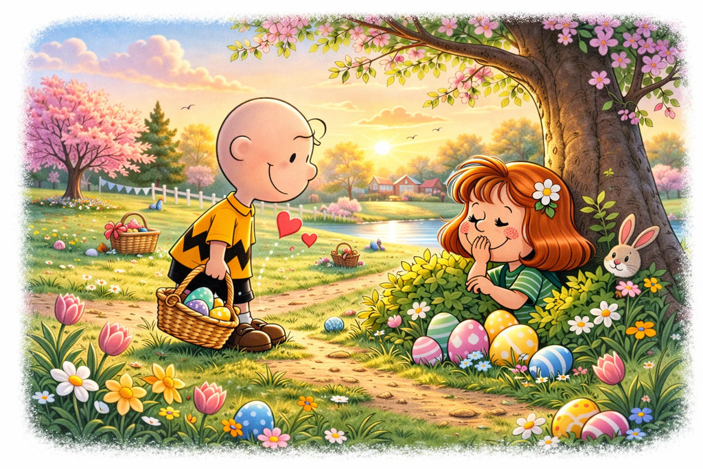 Charlie Brown Peanuts Easter Romance – 120-Piece Springtime Puzzle Gift