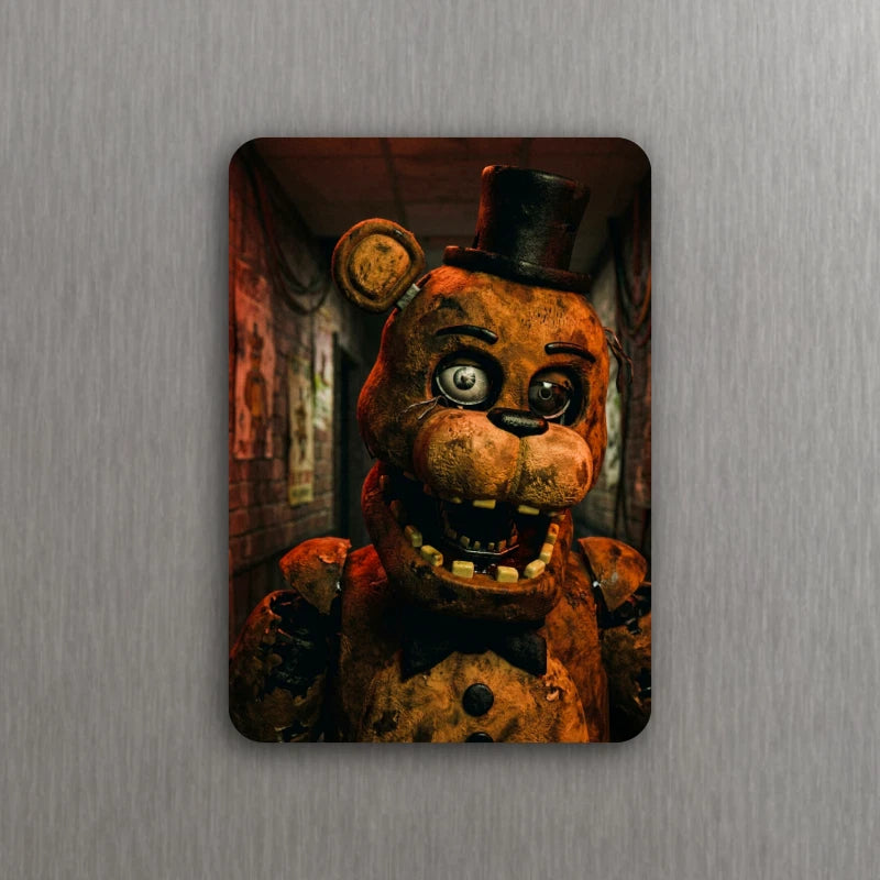 Five Nights at Freddy's Magnet | Freddy Bonnie Chica Foxy 3 x 2 Fridge Magnet