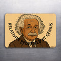 2" x 3" Albert Einstein Fridge Refrigerator Car Locker (D.Romeo) MAGNET