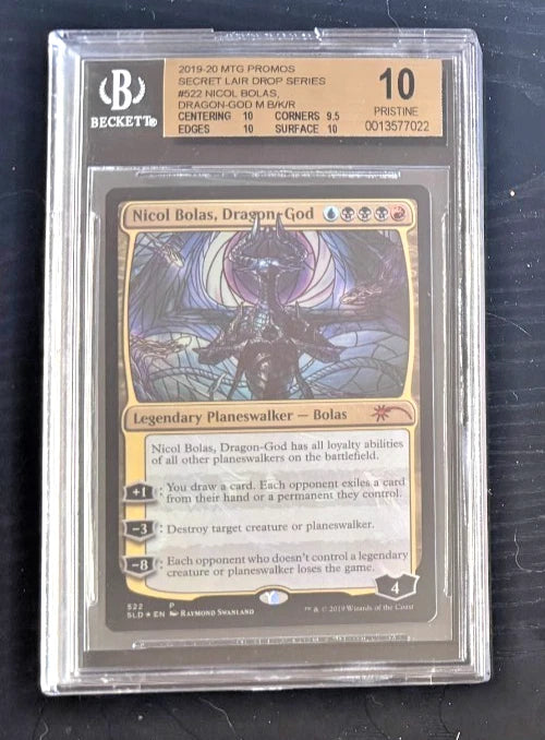 1/1 BGS 10 MTG Secret Lair Drop Series Promos #522 Nicol Bolas, Dragon God
