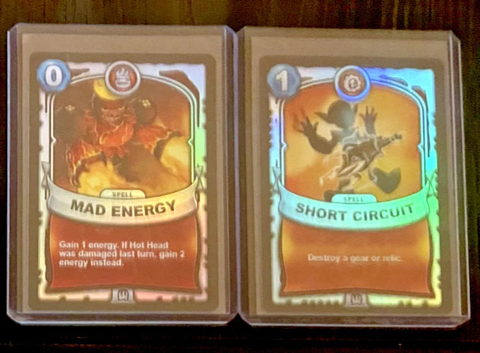Short Circuit SILVER FOIL Battlecast Skylanders CCG Card