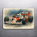 3x 2 McLaren MP4/4 Formula 1 F1 Art Fridge Refrigerator Magnet (D.Romeo)