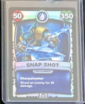 Snap Shot SILVER FOIL Battlecast Skylanders CCG Card (Skylander)