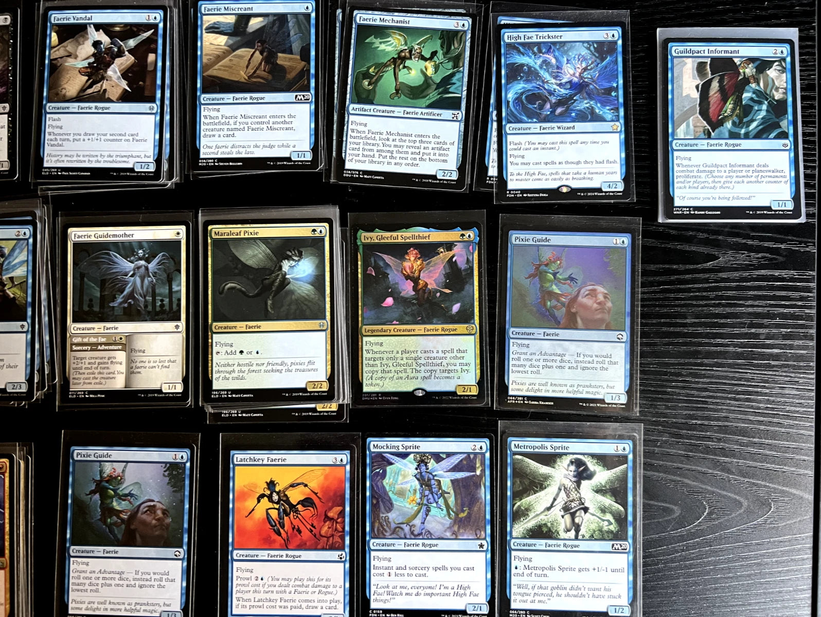 Commander Deck Builder (Faerie Faeries) Magic The Gathering MTG Singles