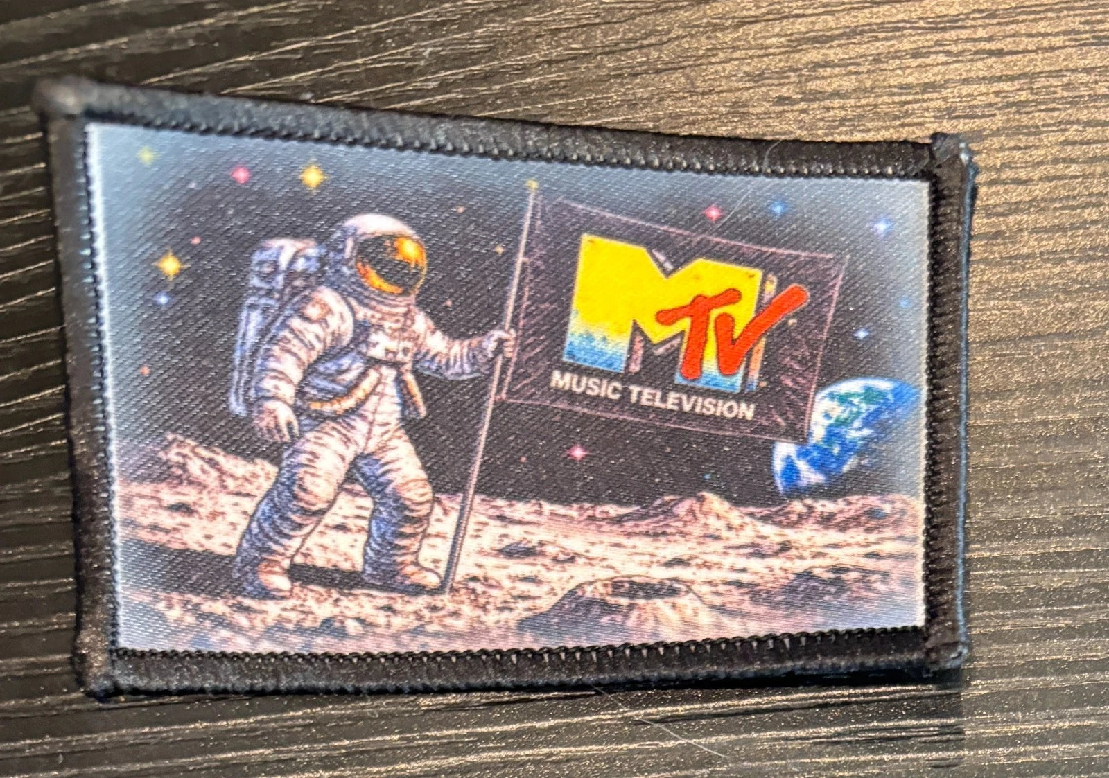 Retro Music MTV Iron On Patch | Vintage Style Patch 80s & 90s Inspired | Jacket