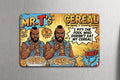 3x2 Vintage 80's Mr. T Breakfast Cereal Pity the Fool Refrigerator Fridge Magnet