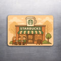 3x2 Starbucks Coffee Shop Cup Art Fridge Refrigerator Magnet (D.Romeo)