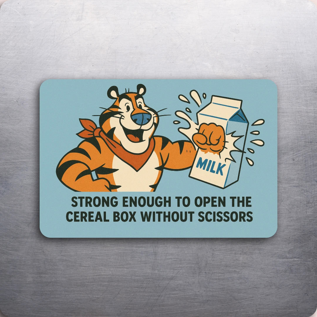 3x2 Vintage Tony the Tiger Frosted Flakes Funny Fridge Refrigerator Magnet