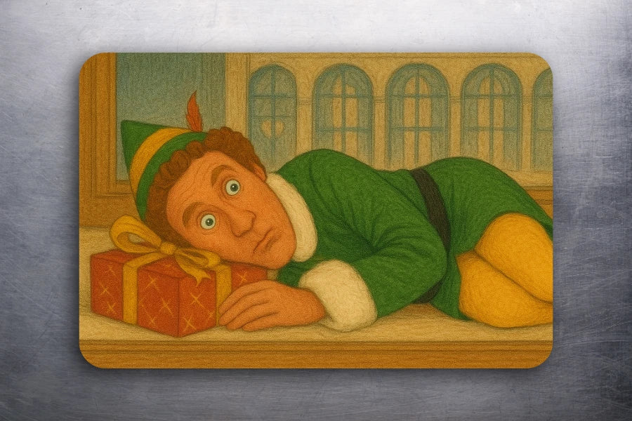 3x 2 Vintage Buddy the Elf Will Ferrell Christmas Fridge Refrigerator Magnet