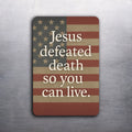 2x3 Charlie Kirk Famous Quote American Flag Political Fridge Refrigerator Magnet