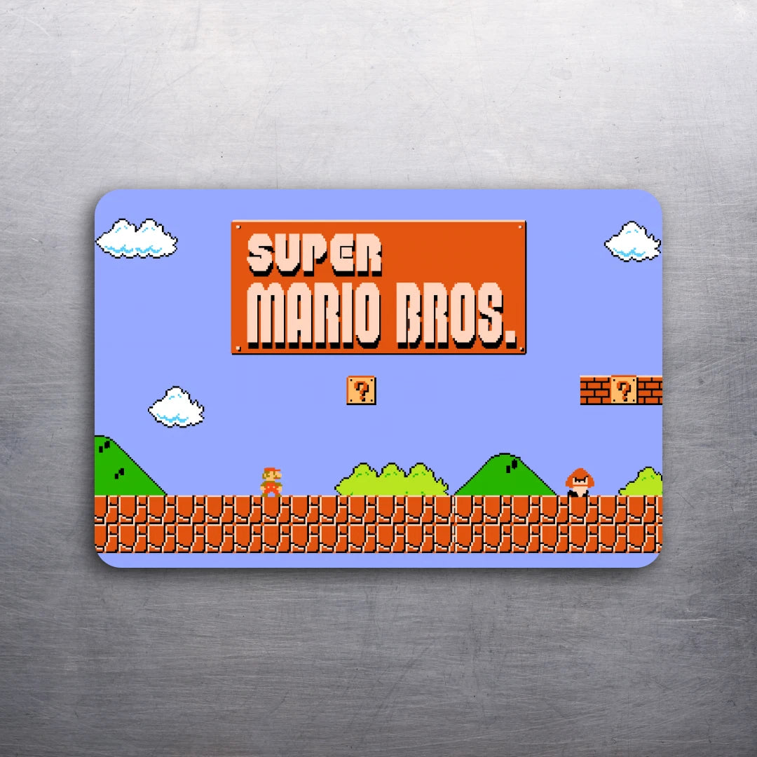 3x 2 Super Mario Bros Nintendo 1980's NES Iconic Fridge Refrigerator Magnet