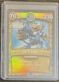 Jet-Vac GOLD FOIL Battlecast Skylanders CCG Card (Rare - Blue)