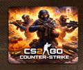 Valve Counter-Strike 2 & GO DESK ART Gaming Office Mouse Pad 9.4"x7.9"