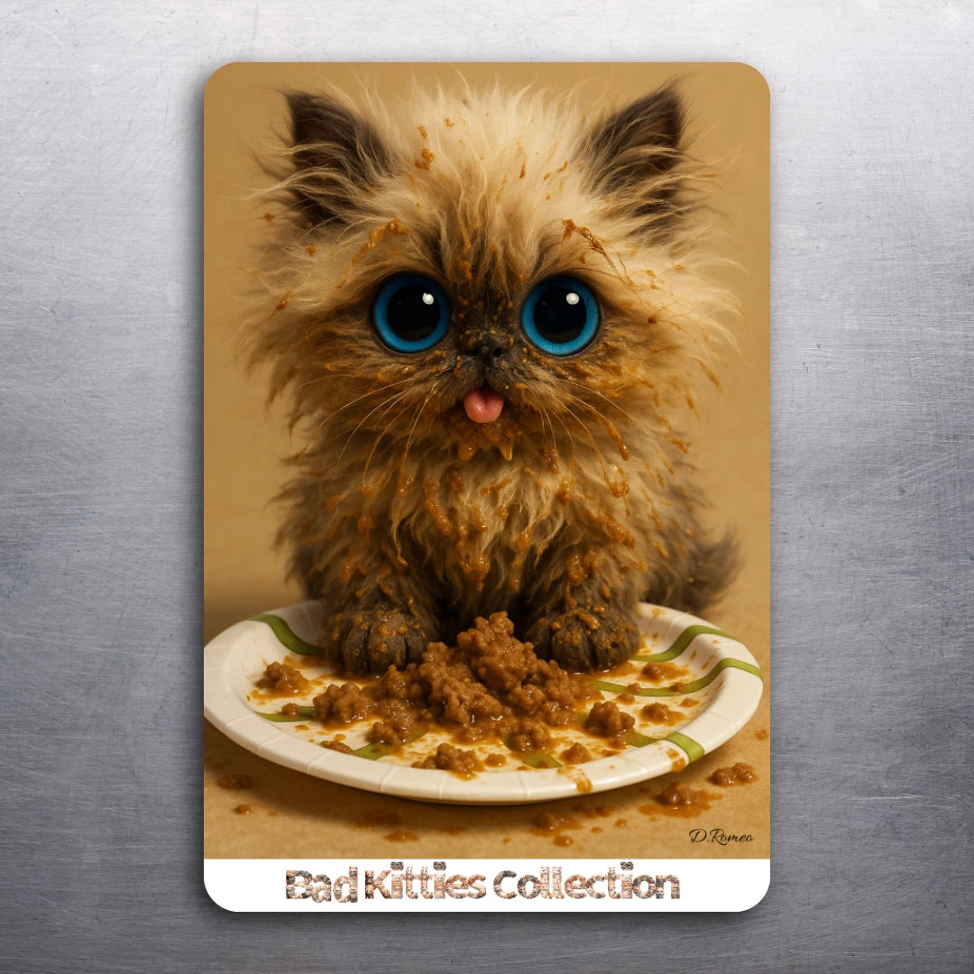 3x2 Cute Bad Kitties Kitten Persian Animal Fridge Refrigerator Magnet (D.Romeo)