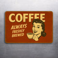 3x2 Rustic Vintage Style Coffee Art Fridge Refrigerator Magnet (D.Romeo)