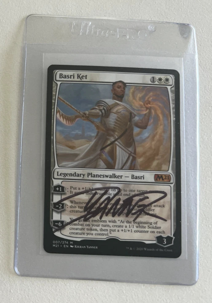 Basri Ket - #007 M21 Core NM AUTO Artist Proof #'d/50