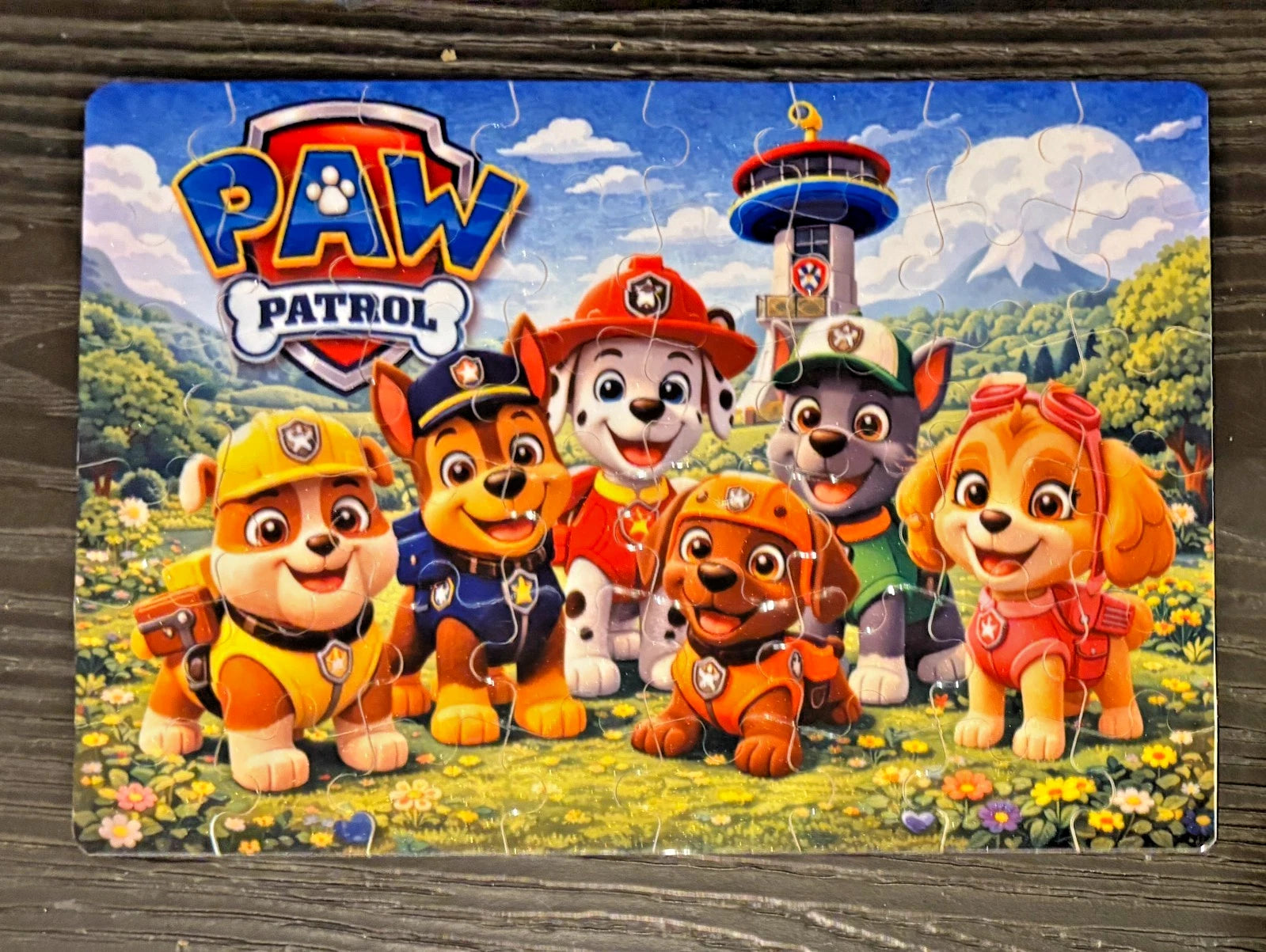 7.5 x 5.1 Inches Super Cute PAW Patrol – 48-Piece Mini Art Puzzle Gift