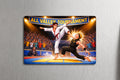 3x2 Vintage 80's Karate Kid Crane Kick Daniel LaRusso Refrigerator Fridge Magnet
