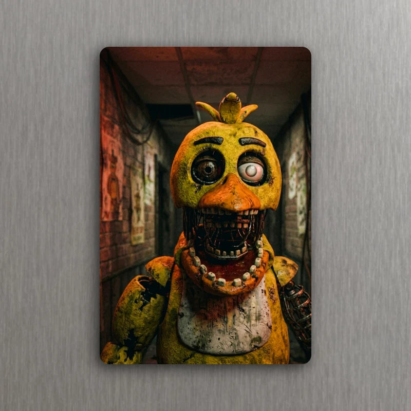 Five Nights at Freddy's Magnet | Freddy Bonnie Chica Foxy 3 x 2 Fridge Magnet