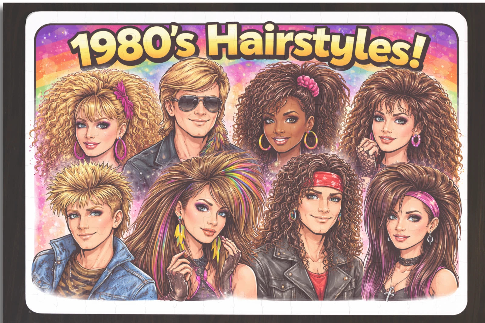 1980's Hairstyles 120 Pieces | Vintage Flashback 1980's Big Hair