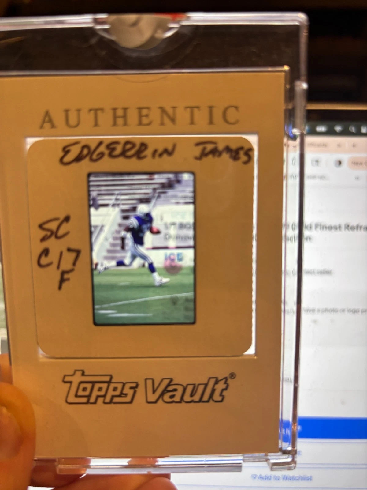 1/1 BGS 10 1999 Edgerrin James HOF Molten Metal Topps Upper Deck RC Collection