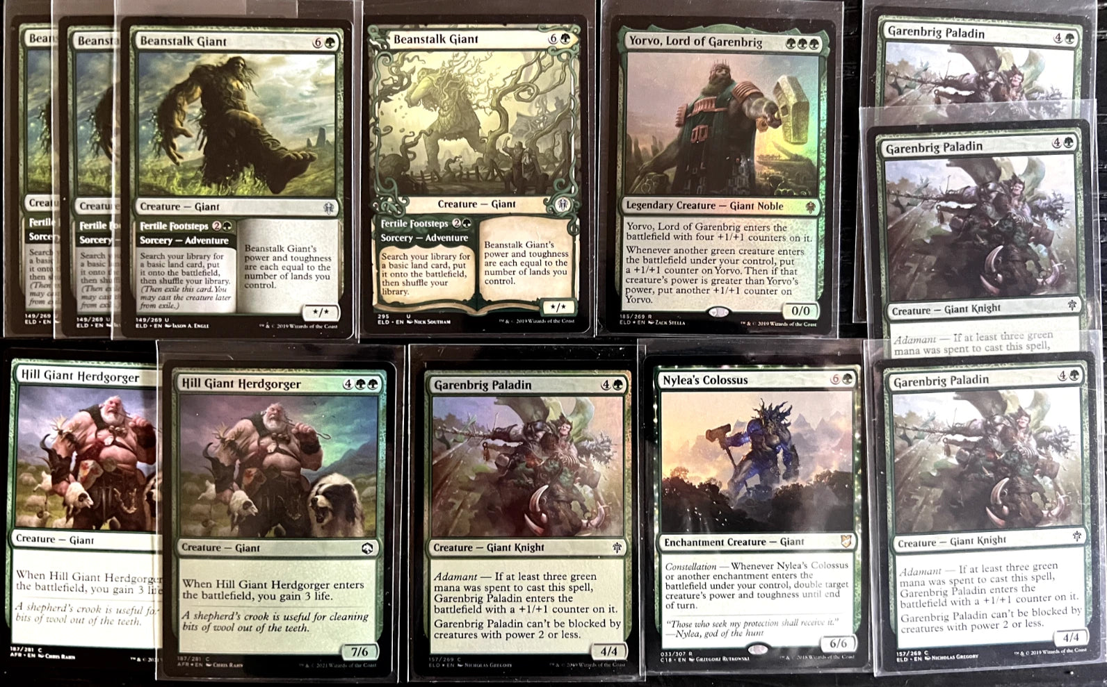 Commander Deck Builder (Giant Giants) Magic The Gathering MTG Singles