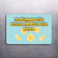 3x2 Bitcoin Crypto Fridge Refrigerator Magnet (D.Romeo) - In Crypto We Trust