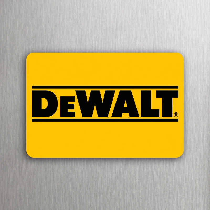 3 x 2 DeWALT Industrial Toolbox Style Magnet Magnets - Choose Your Design