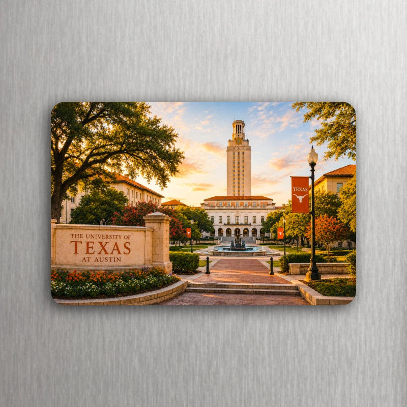 3x2 University of Texas Austin Longhorns Campus Fridge Refrigerator Magnet