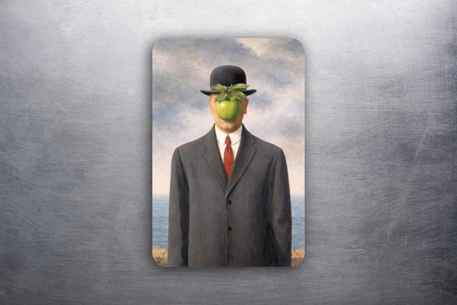 2 x 3 The Son of Man - Rene Magritte Fridge Refrigerator Magnet