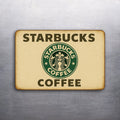 3x2 Vintage Style Starbucks Coffee Sign Art Fridge Refrigerator Magnet (D.Romeo)