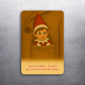 3x2 Elf of the Shelf Art Fridge Refrigerator Magnet (Customizable Message)