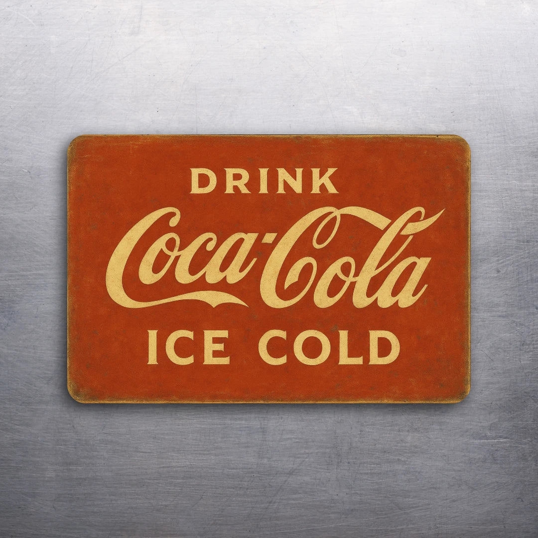 3x 2 Vintage Style Coca-Cola Coke Art Fridge Refrigerator Race Magnet (D.Romeo)