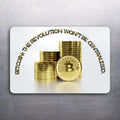 3x2 Bitcoin Crypto Fridge Refrigerator Magnet (D.Romeo) - In Crypto We Trust