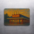 3x 2 McDonald's Cozy Oil Painting Art Fridge Refrigerator Car Magnet (D.Romeo)