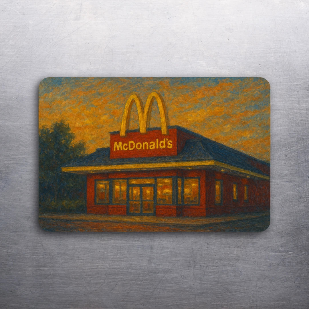 3x 2 McDonald's Cozy Oil Painting Art Fridge Refrigerator Car Magnet (D.Romeo)