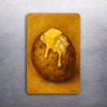 3x2 FOOD Buttered Baked Potato Kitchen Fridge Refrigerator Car Magnet (D.Romeo)