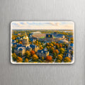 3x2 University of Notre Dame Autumn CAMPUS Stadium Fridge Refrigerator Magnet