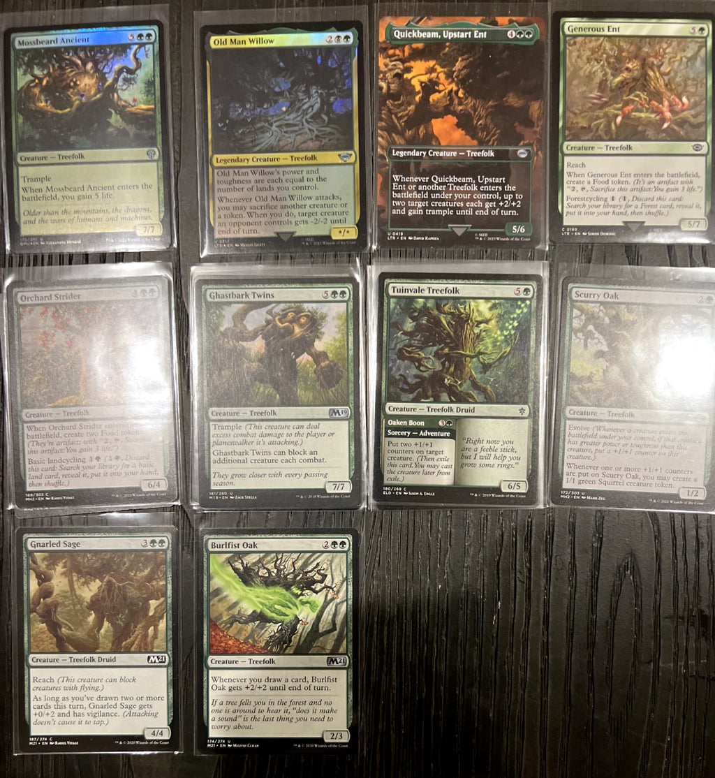 Commander Deck Builder (Treefolk Treefolks) Magic The Gathering MTG Singles