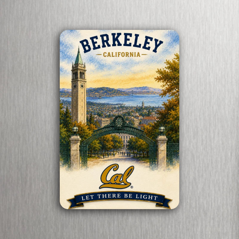 3x2 University of Cal California - Berkeley CAMPUS Fridge Refrigerator Magnet