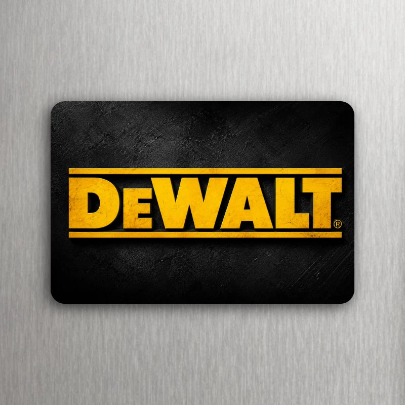 3 x 2 DeWALT Industrial Toolbox Style Magnet Magnets - Choose Your Design