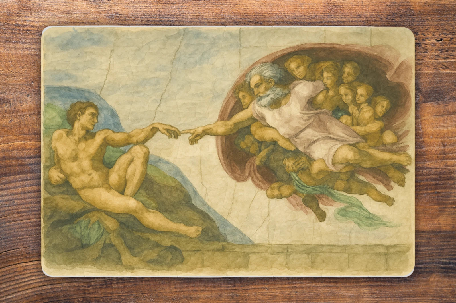 7.5 x 5.1 Inches Michelangelo’s Sistine Chapel – 48-Piece Mini Art Puzzle