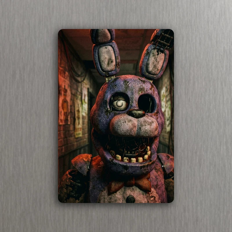 Five Nights at Freddy's Magnet | Freddy Bonnie Chica Foxy 3 x 2 Fridge Magnet