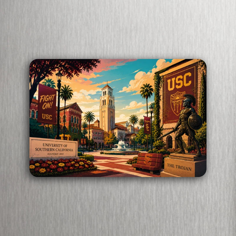 USC Magnet 3x2 | University of Southern California Fridge Magnet - Choose Style