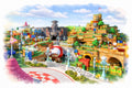 11.4 x 7.75 Inches Mario Super Nintendo World– 120-Piece Mini Art Puzzle Gift