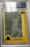 BGS 8.5 2005 Miguel Tejada Yellow Printing Plate Bowmans Best #'d 1/1 (2x 9.5)